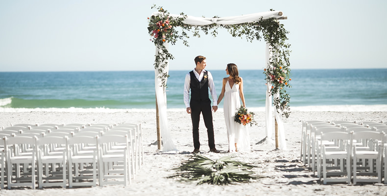 Shell Island Resort Weddings Beautiful Beachfront Wedding Venue In